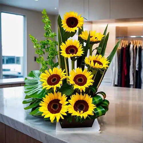 DR095 Diseno con Girasoles Bengala 1 2