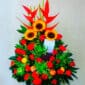 Arreglo Floral con Frutas Trópico