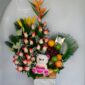 Arreglo Floral con Frutas Encanto